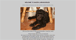 Desktop Screenshot of mazinlabradoodles.com